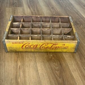 Coca-Cola Wooden Crate vintage